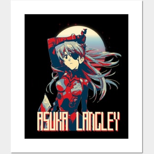 asuka langley Posters and Art